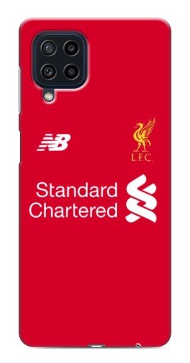 Силиконовый чехол с изображением "Форма Liverpool" для Samsung Galaxy M32