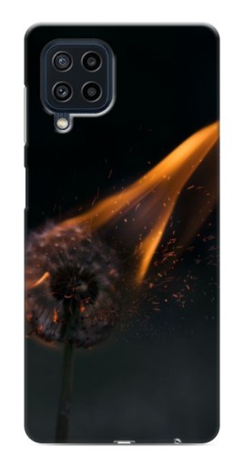 Силиконовый чехол с изображением "Горящий одуванчик" для Samsung Galaxy M32
