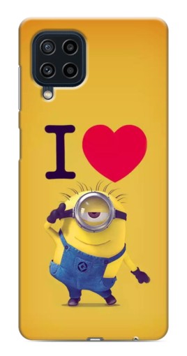 Чехол с картинкой "I Love Minion" для Samsung Galaxy M32