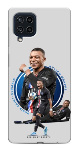 Силиконовый чехол с изображением "Kylian Mbappe" для Samsung Galaxy M32