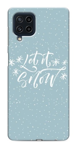 Силиконовый чехол с изображением "Let it Snow" для Samsung Galaxy M32