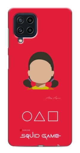 Силиконовый чехол с изображением "Лицо куклы" для Samsung Galaxy M32