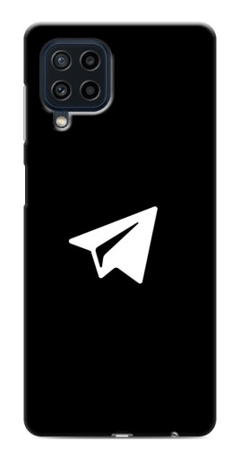Силиконовый чехол с изображением "Лого Телеграм" для Samsung Galaxy M32