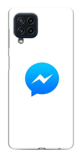 Чехол с печатью "messenger logo" для Samsung Galaxy M32