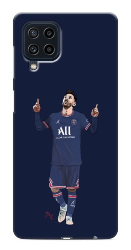 Чехол с картинкой "Месси в ПСЖ" для Samsung Galaxy M32