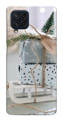 Чехол с печатью "Подарки на санках" для Samsung Galaxy M32