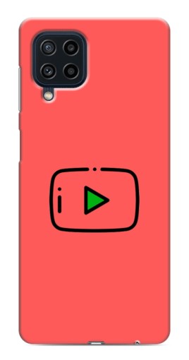 Чехол с картинкой "Рисованная кнопка" для Samsung Galaxy M32