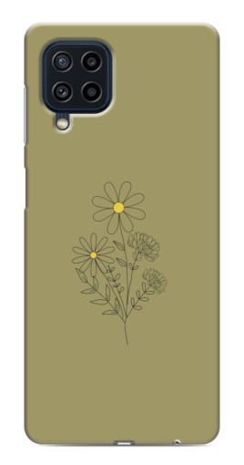 Чехол с картинкой "Рисунок ромашка" для Samsung Galaxy M32
