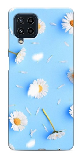 Чехол с печатью "Ромашковый фон" для Samsung Galaxy M32