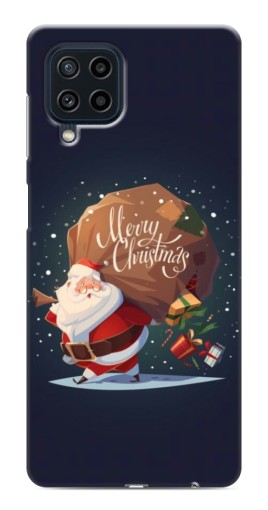 Чехол с картинкой "Санта с подарками" для Samsung Galaxy M32