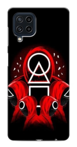 Силиконовый чехол с изображением "Солдаты с игры кальмара" для Samsung Galaxy M32