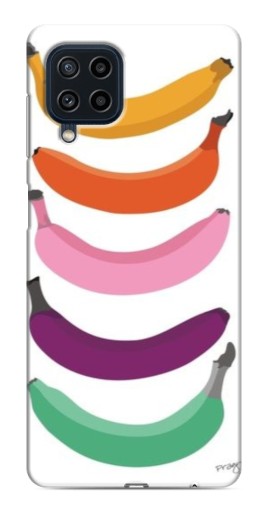 Силиконовый чехол с изображением "Цветные бананы" для Samsung Galaxy M32