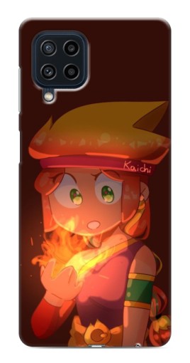 Чехол с картинкой "Удивлённая Амбер" для Samsung Galaxy M32