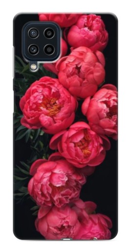 Чехол с принтом "Яркие пионы" для Samsung Galaxy M32
