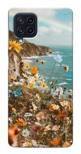 Чехол с печатью "Яркие полевые цветы" для Samsung Galaxy M32
