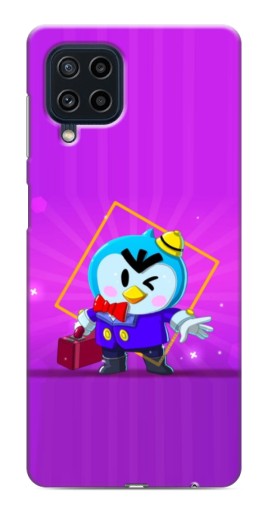 Чехол с картинкой "Яркий пингвин" для Samsung Galaxy M32