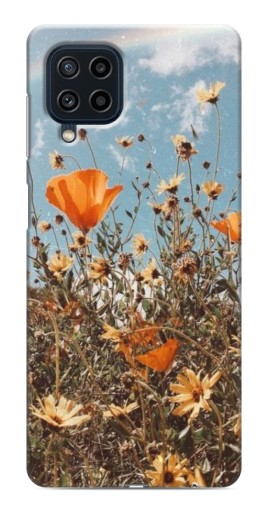 Силиконовый чехол с изображением "Желтые цветы" для Samsung Galaxy M32