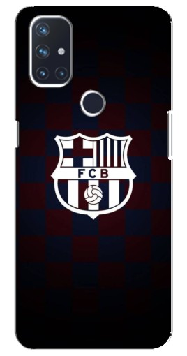 Силиконовый чехол с изображением "Лого FCB" для OnePlus Nord N100