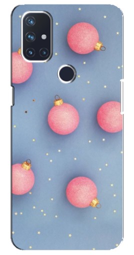 Силиконовый чехол с изображением "Розовые шары" для OnePlus Nord N100