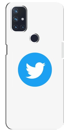 Чехол с картинкой "Лого Твиттера" для OnePlus Nord 10 5G