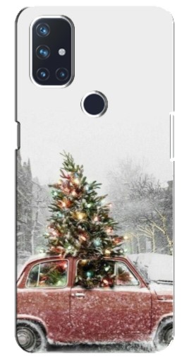Чехол с печатью "Елка в машине" для OnePlus Nord 10 5G