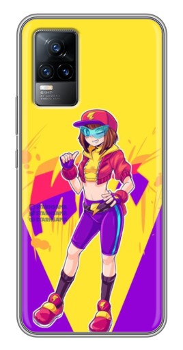 Силиконовый чехол с изображением «Макс Бравл Старс» для Vivo V21
