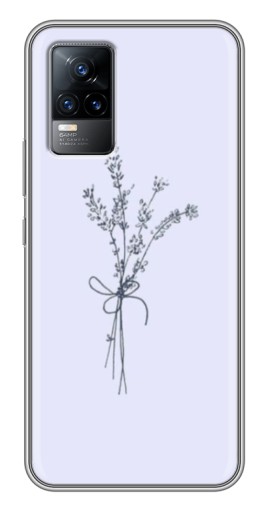 Чехол с печатью «Веточки лаванды»  для Vivo V21
