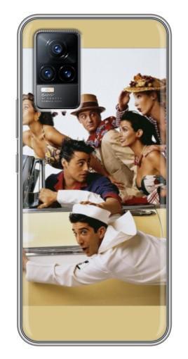 Силиконовый чехол с изображением «Афиша Друзья » для Vivo V21E Силиконовый чехол с изображением «Афиша Друзья » для Vivo V21E