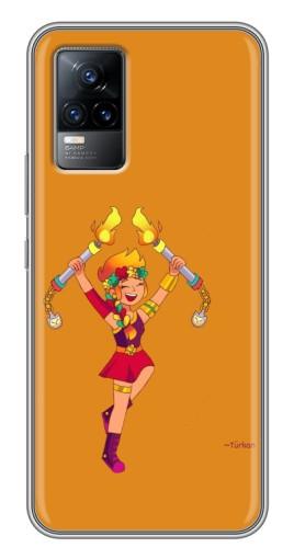 Чехол с печатью «Амбер ликует»  для Vivo V21E