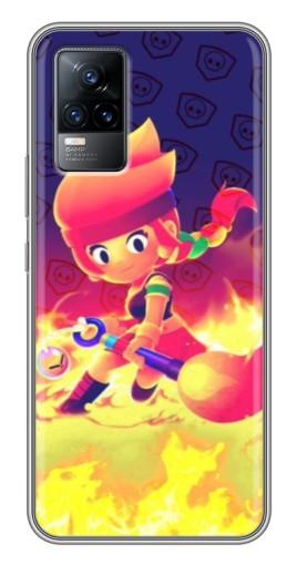 Чехол с принтом «Амбер в огне» для Vivo V21E