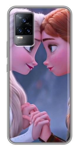 Чехол с принтом «Анна и Ельза» для Vivo V21E