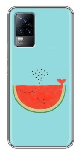 Чехол с принтом «Арбуз кит» для Vivo V21E
