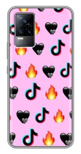 Чехол с печатью «Арт ТикТок»  для Vivo V21E