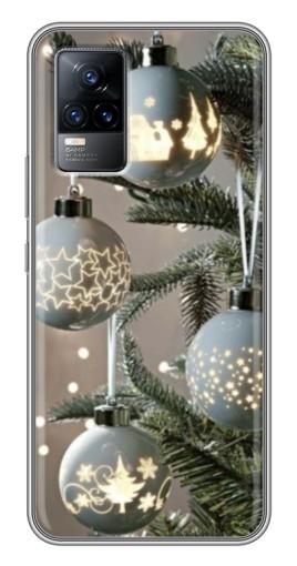 Чехол с картинкой «Белые шары » для Vivo V21E