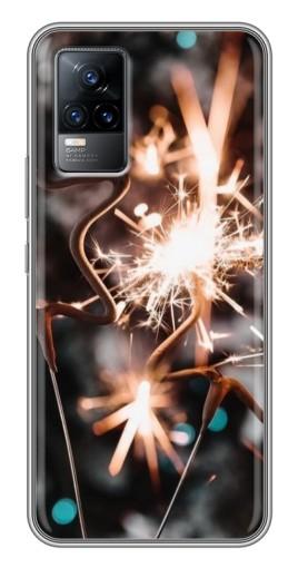 Чехол с печатью «Бенгальские огни»  для Vivo V21E