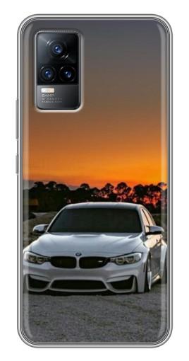 Чехол с печатью «BMW белая»  для Vivo V21E