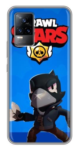 Силиконовый чехол с изображением «Боевой Crow» для Vivo V21E