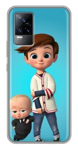 Чехол с картинкой «Boss and Boy» для Vivo V21E