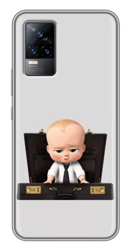 Чехол с печатью «Босс с чемоданом»  для Vivo V21E