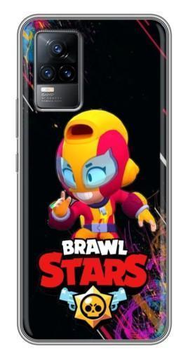 Чехол с печатью «Бравл Старс Макс»  для Vivo V21E