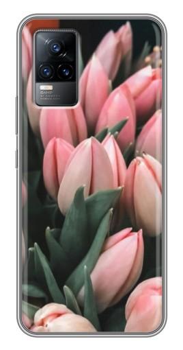 Чехол с картинкой «Букет тюльпанов» для Vivo V21E