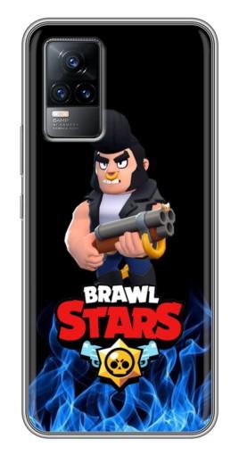 Чехол с принтом «Булл в огне» для Vivo V21E