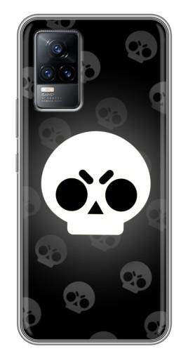 Чехол с принтом «Череп» для Vivo V21E