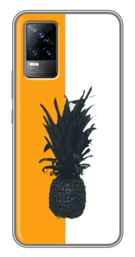 Чехол с принтом «Черный Ананас» для Vivo V21E