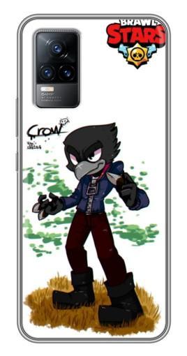 Чехол с принтом «Crow» для Vivo V21E