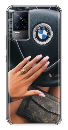 Чехол с принтом «Девушка в БМВ» для Vivo V21E