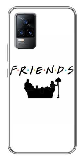 Чехол с картинкой «Друзья на диване» для Vivo V21E Чехол с картинкой «Друзья на диване» для Vivo V21E