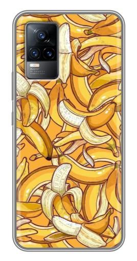 Силиконовый чехол с изображением «Фон бананов» для Vivo V21E