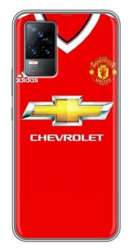 Чехол с печатью «Форма Манчестера Юнайтед»  для Vivo V21E