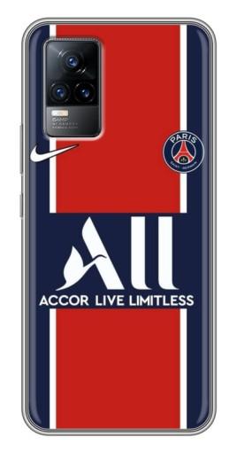 Силиконовый чехол с изображением «Форма ПСЖ» для Vivo V21E